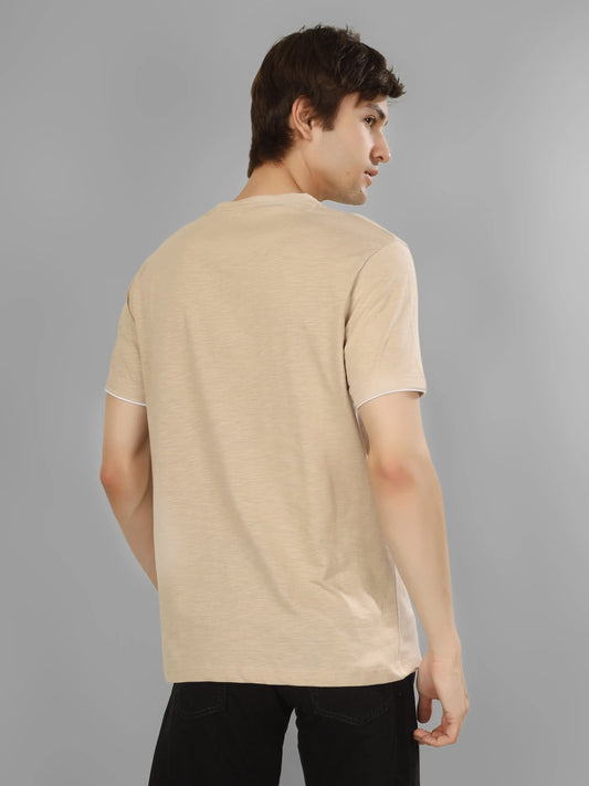 HIGH RISE - RSBO Earth-tone sand khaki tee My Store