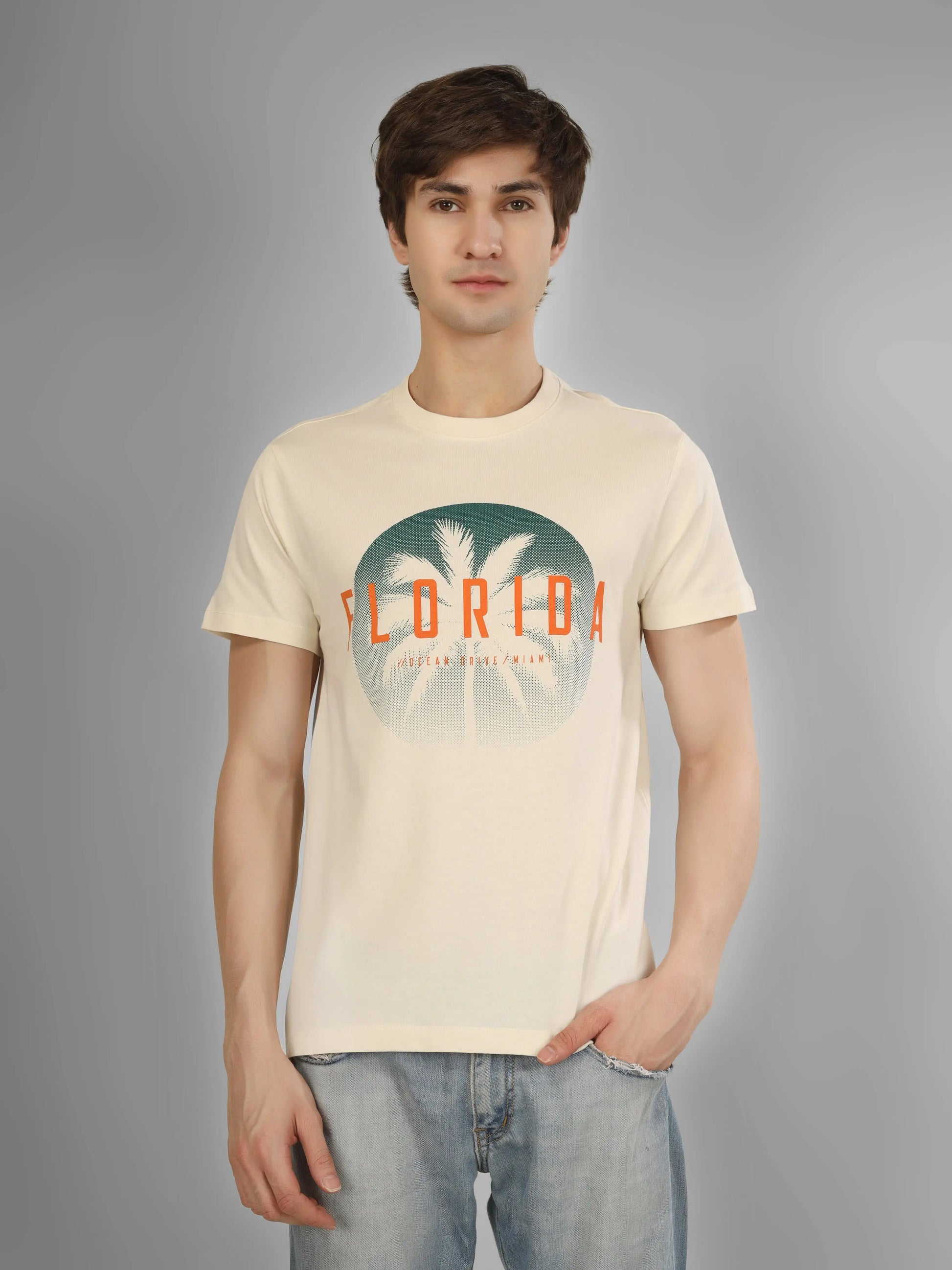 HIGH RISE - RSBO Florida Miami Printed T-shirt My Store