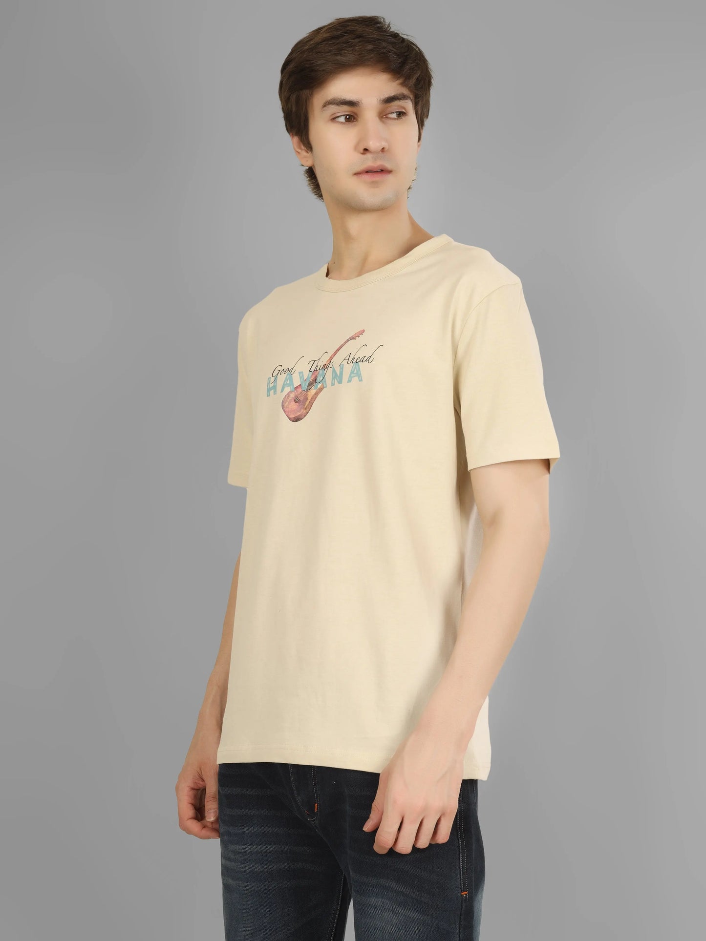 HIGHT RISE - RSBO Havana Round Neck Printed T-shirt My Store
