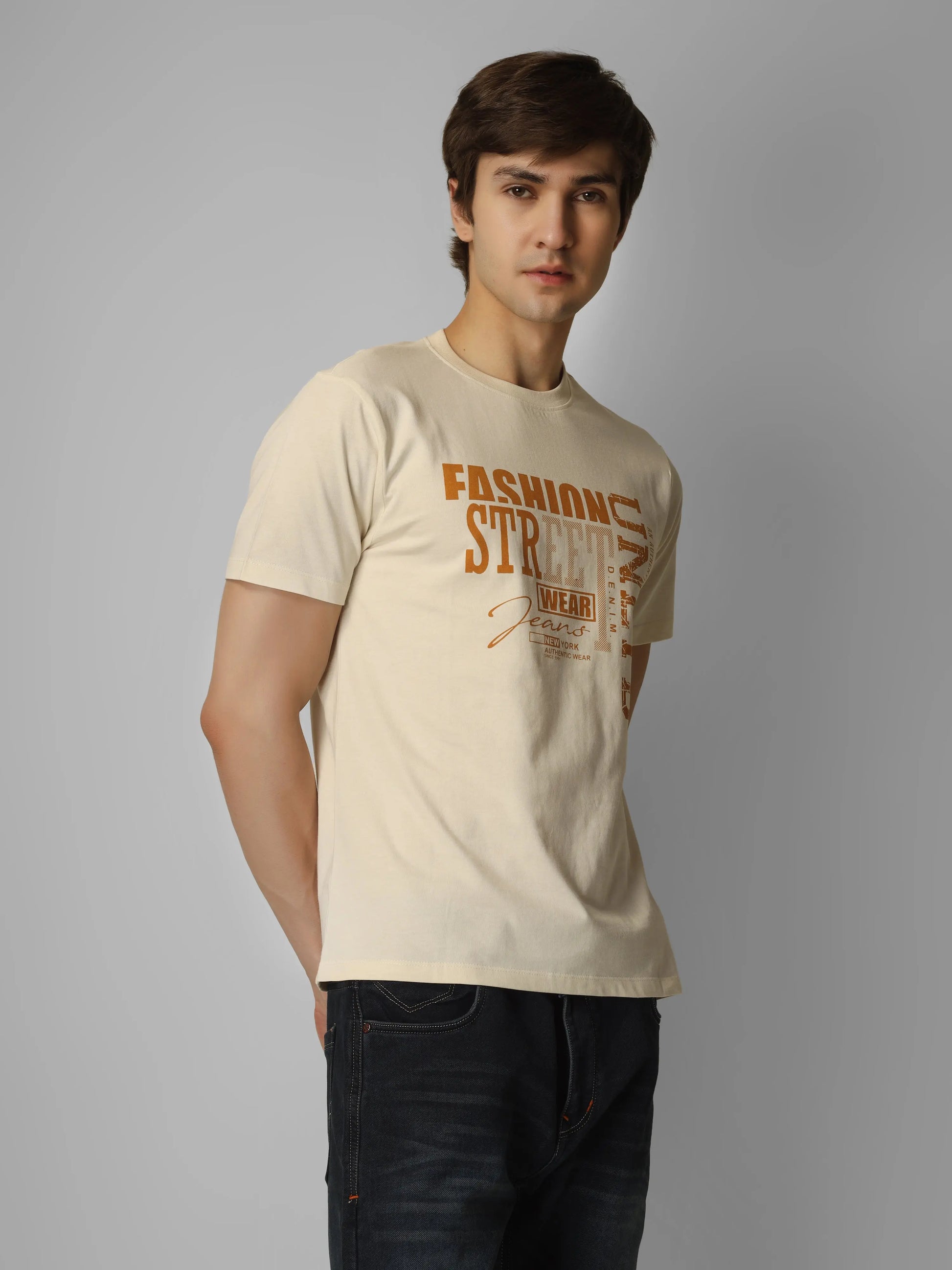 COMFY - RSBO Round Neck Printed T-shirt My Store