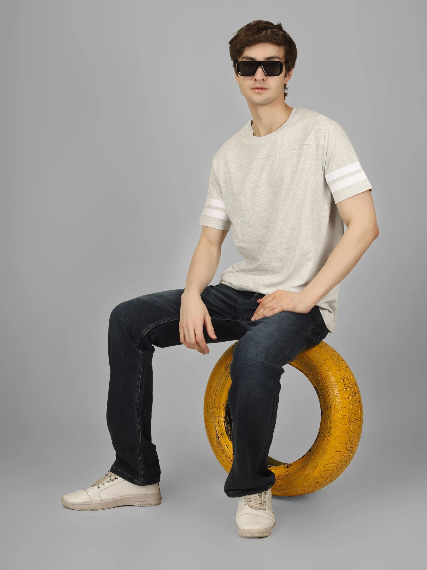 HIGH RISE - RSBO Classic Sleeve Stripe Tee My Store