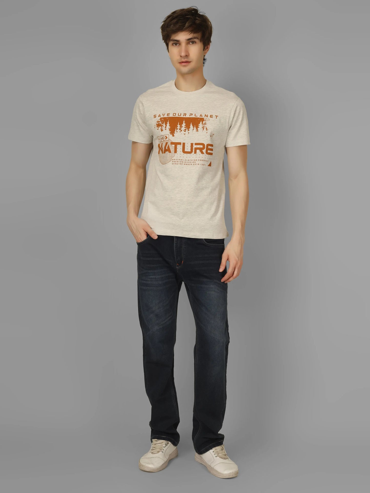 HIGH RISE - RSBO Nature Round Neck Printed T-shirt My Store