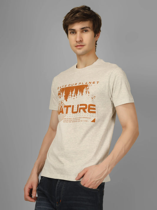 HIGH RISE - RSBO Nature Round Neck Printed T-shirt My Store