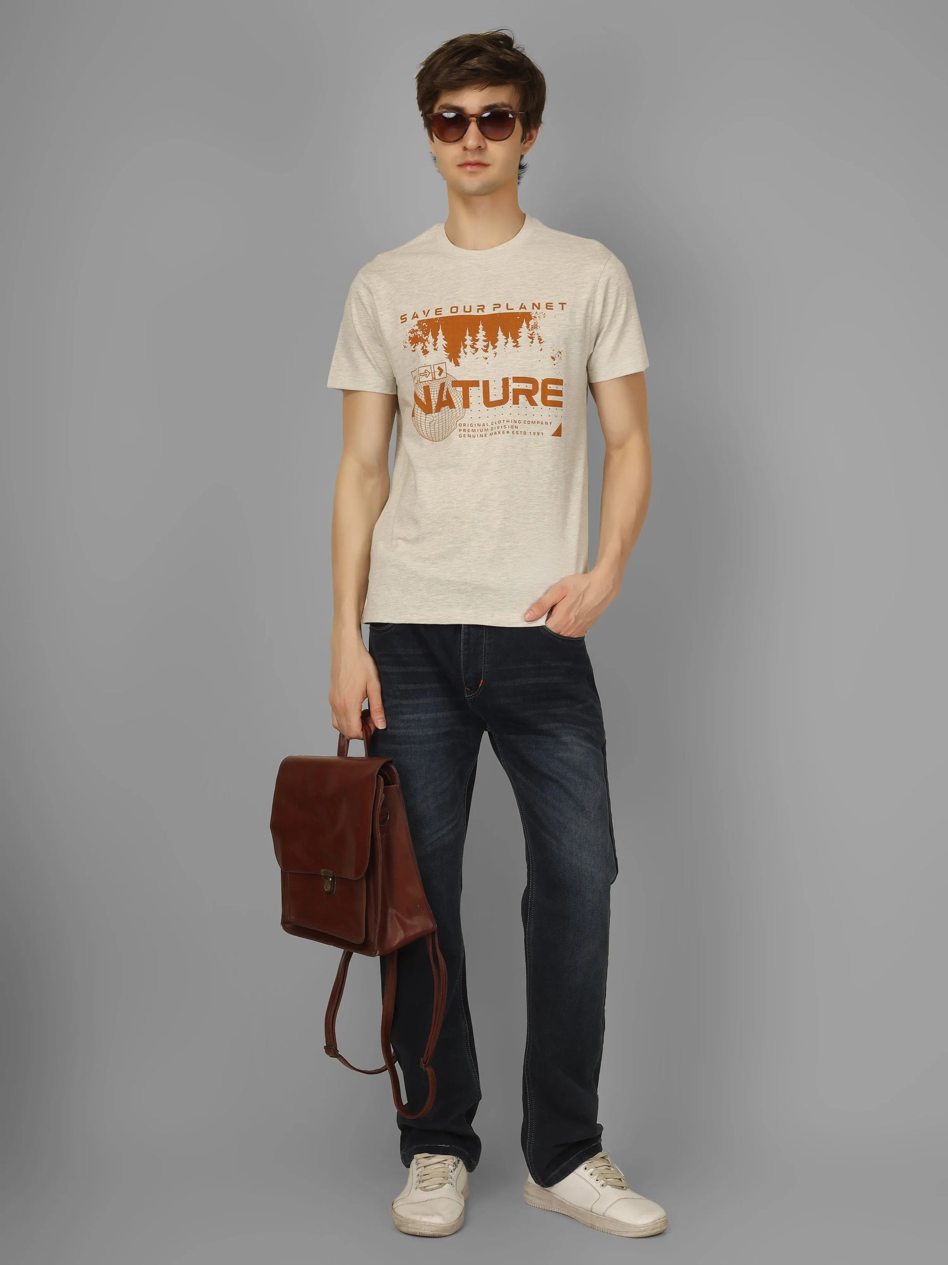 HIGH RISE - RSBO Nature Round Neck Printed T-shirt My Store