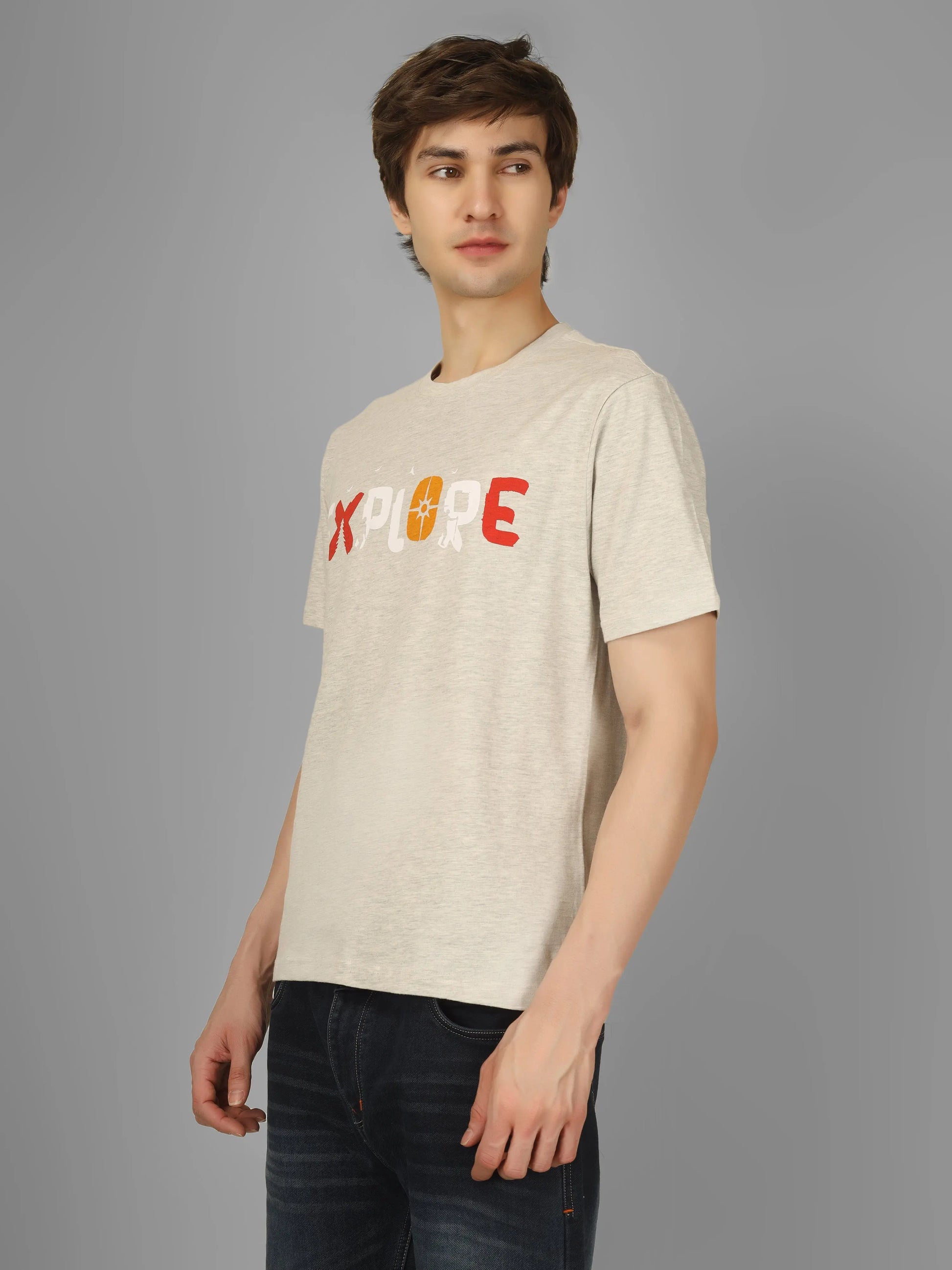 COMFY - Explore Round Neck Printed T-shirt My Store