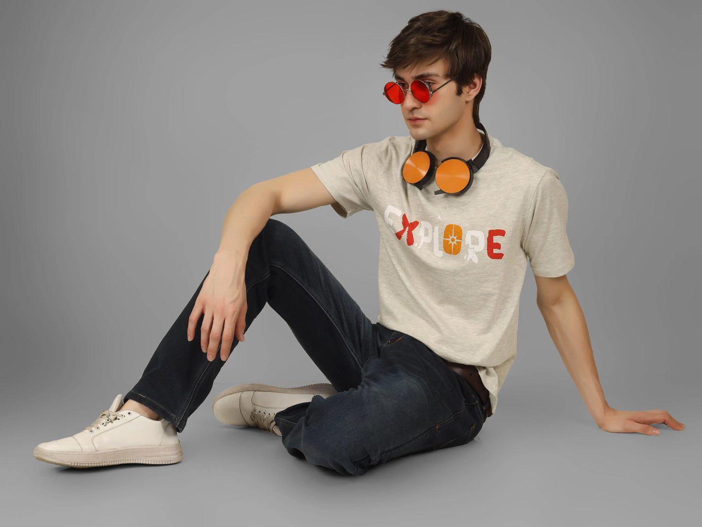 COMFY - Explore Round Neck Printed T-shirt My Store