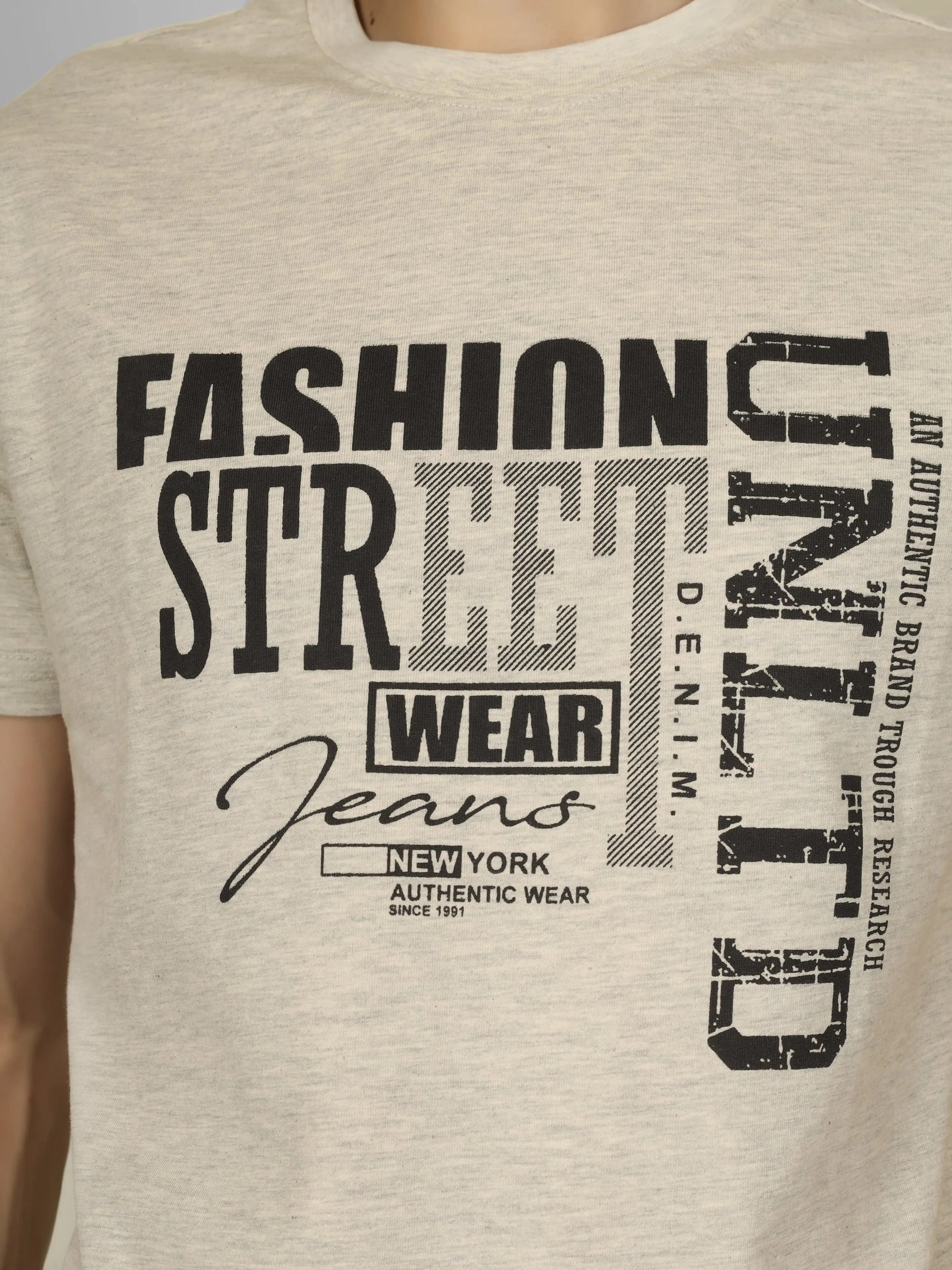 COMFY - RSBO Round Neck Printed T-shirt My Store