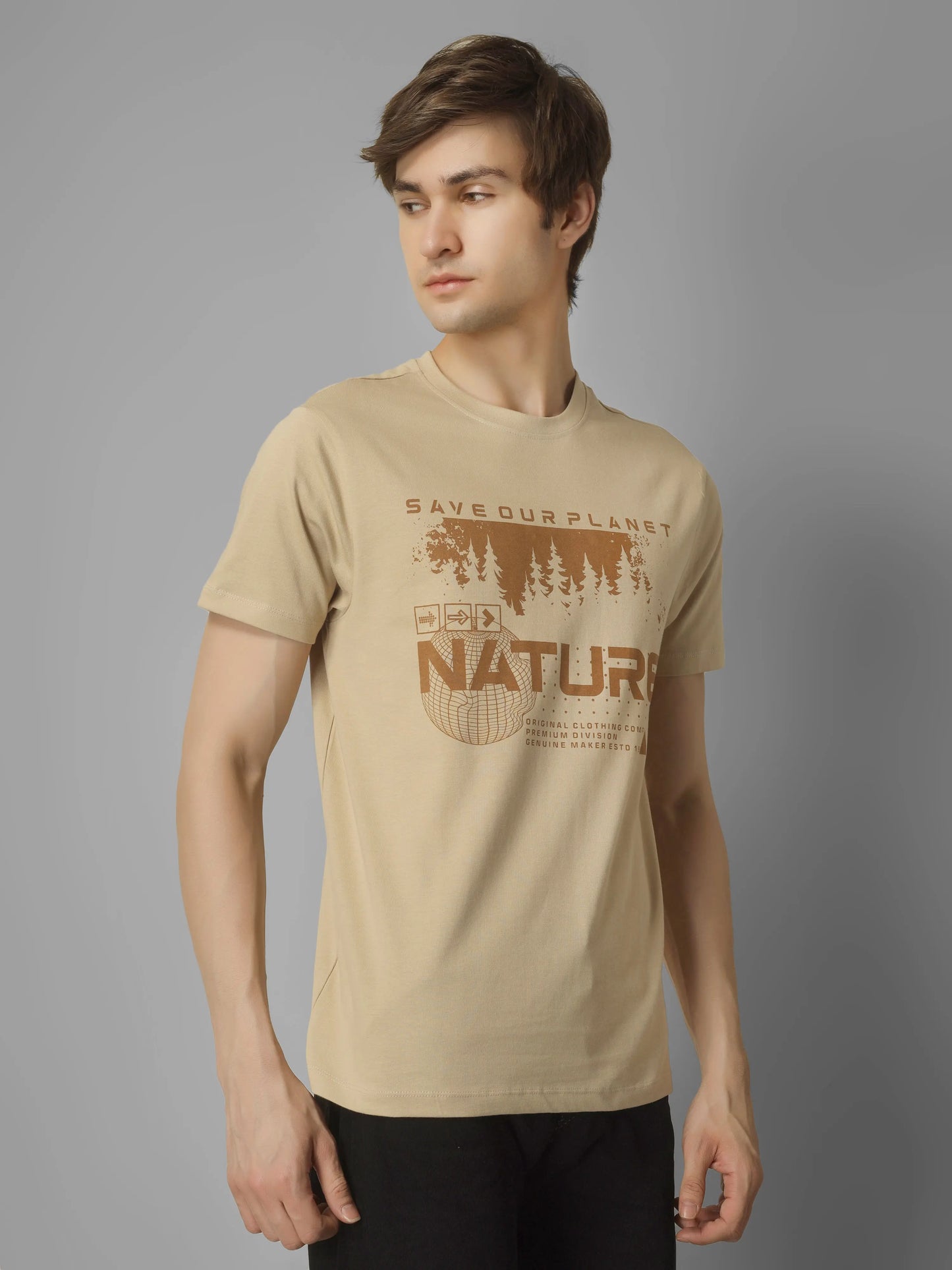 HIGH RISE - RSBO Nature Round Neck Printed T-shirt My Store