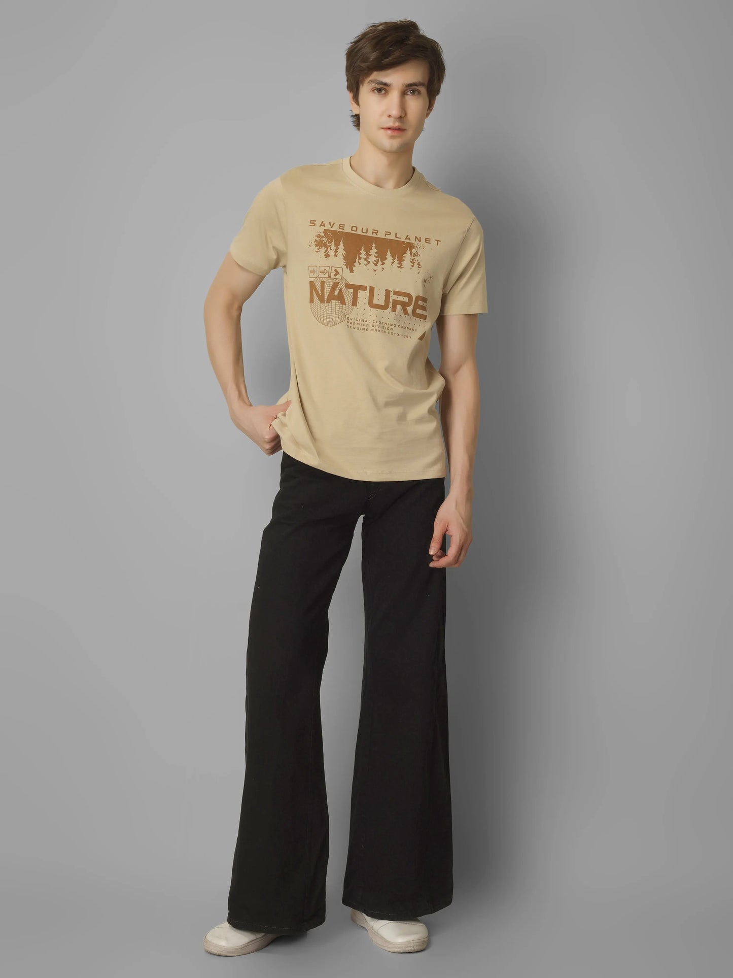 HIGH RISE - RSBO Nature Round Neck Printed T-shirt My Store