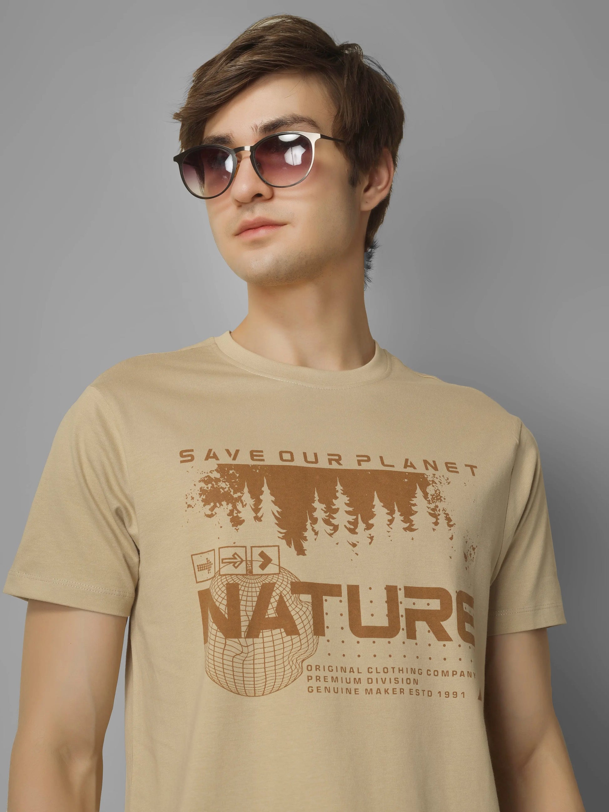 HIGH RISE - RSBO Nature Round Neck Printed T-shirt My Store
