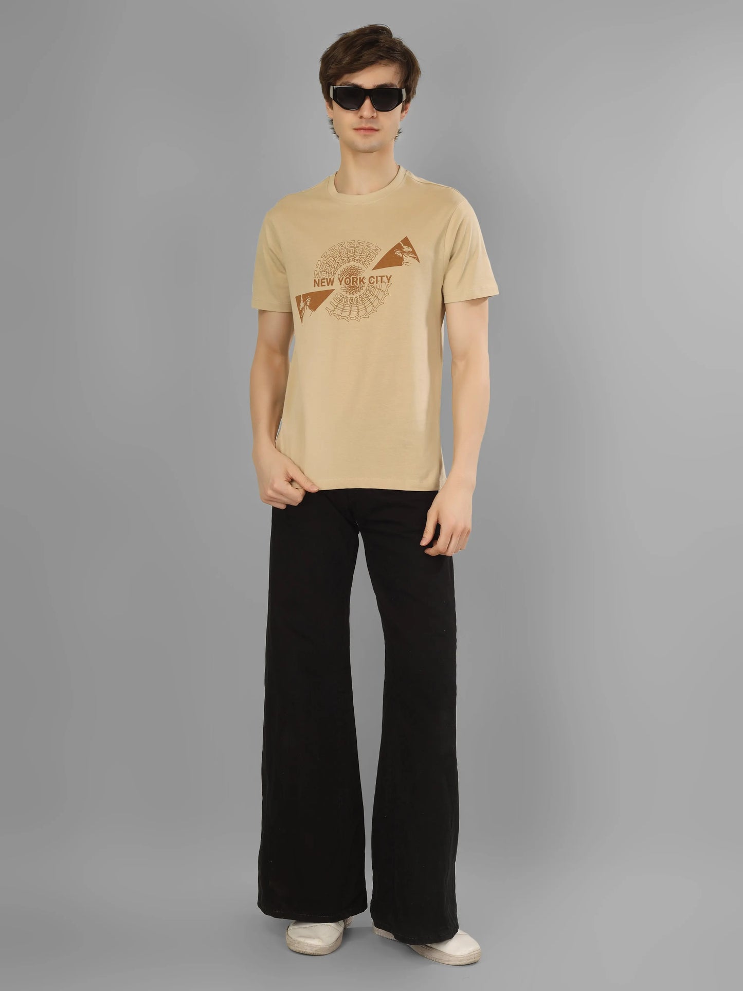 COMFY - New York City Round Neck Printed T-shirt My Store