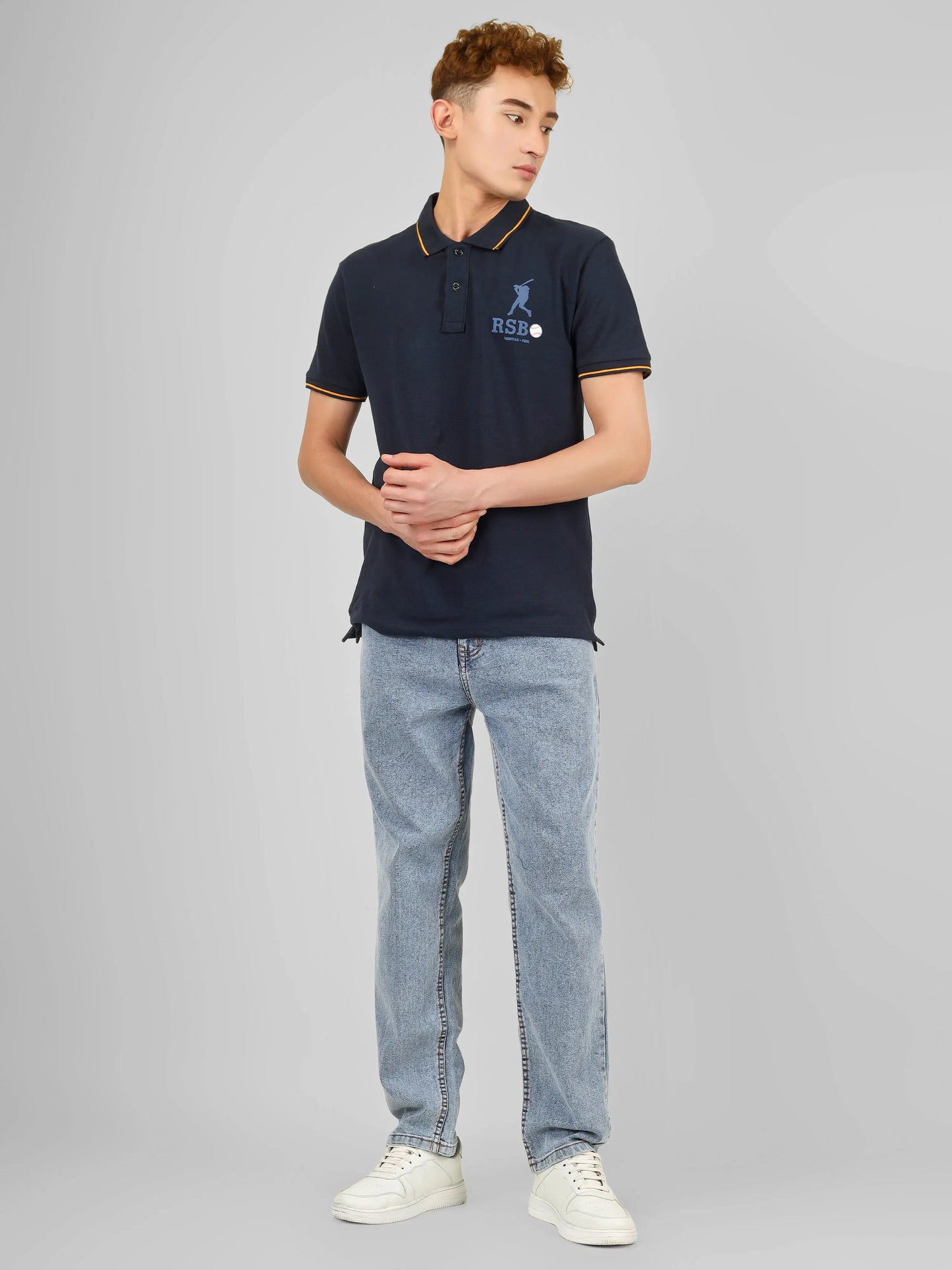 SPORTY - RSBO Embossed Brand Polo Tee My Store