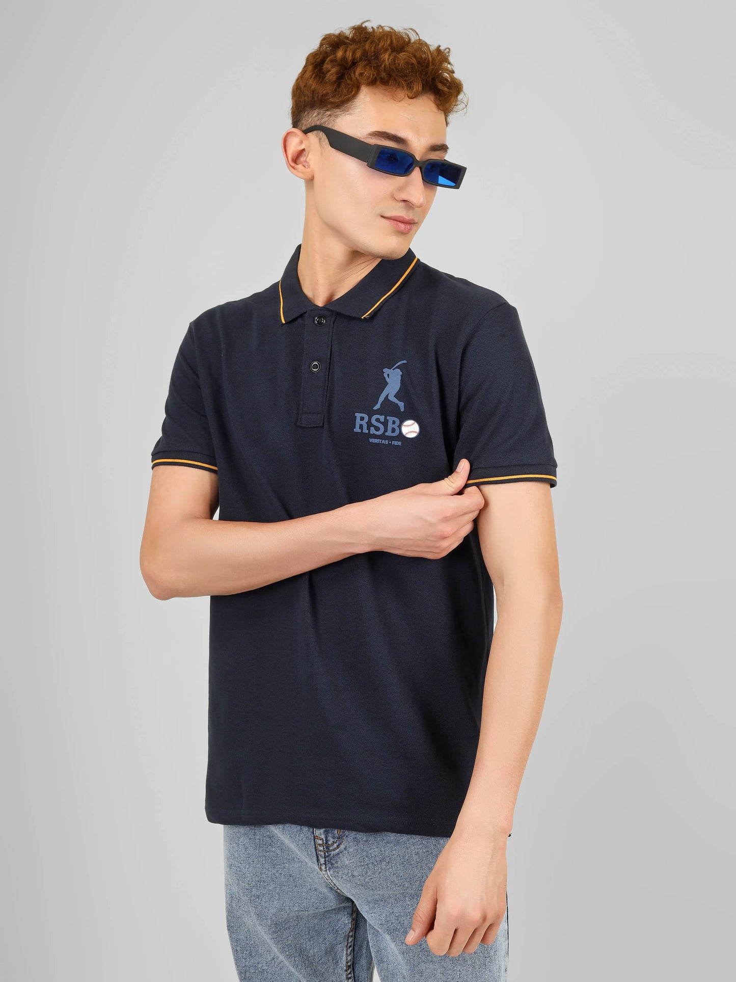 SPORTY - RSBO Embossed Brand Polo Tee My Store