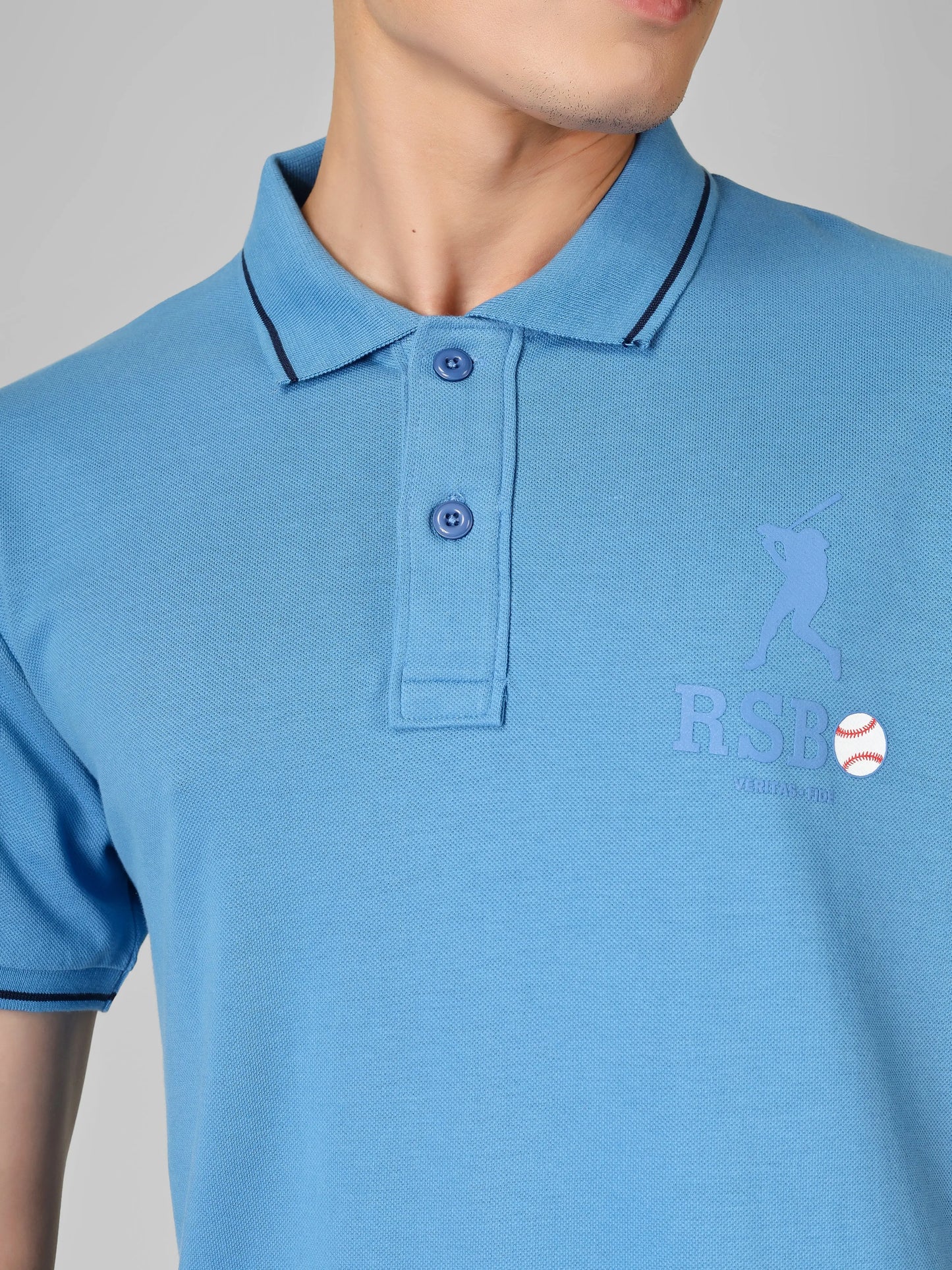 SPORTY- RSBO Embossed Brand Signature Line Polo My Store