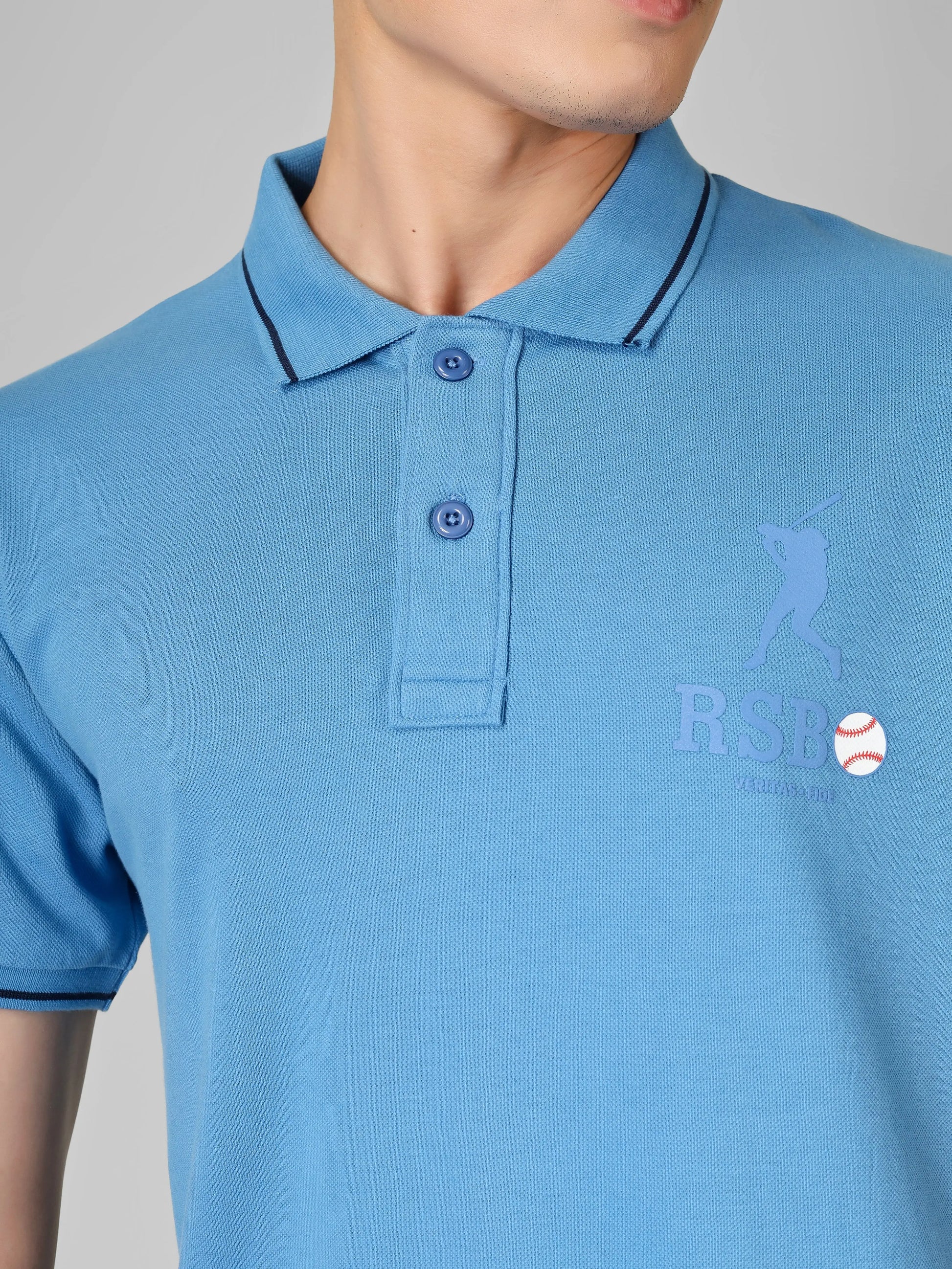 SPORTY- RSBO Embossed Brand Signature Line Polo My Store