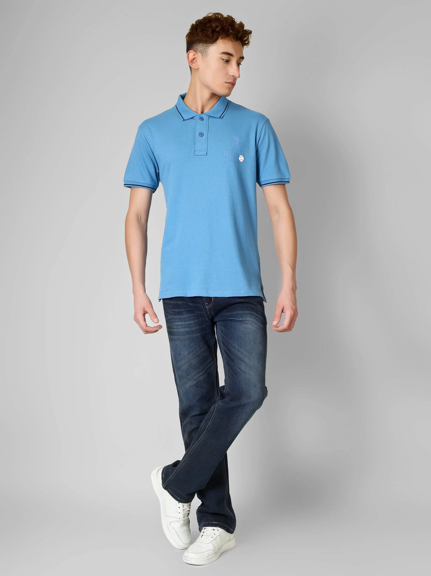 SPORTY - RSBO Embossed Brand Polo Tee My Store