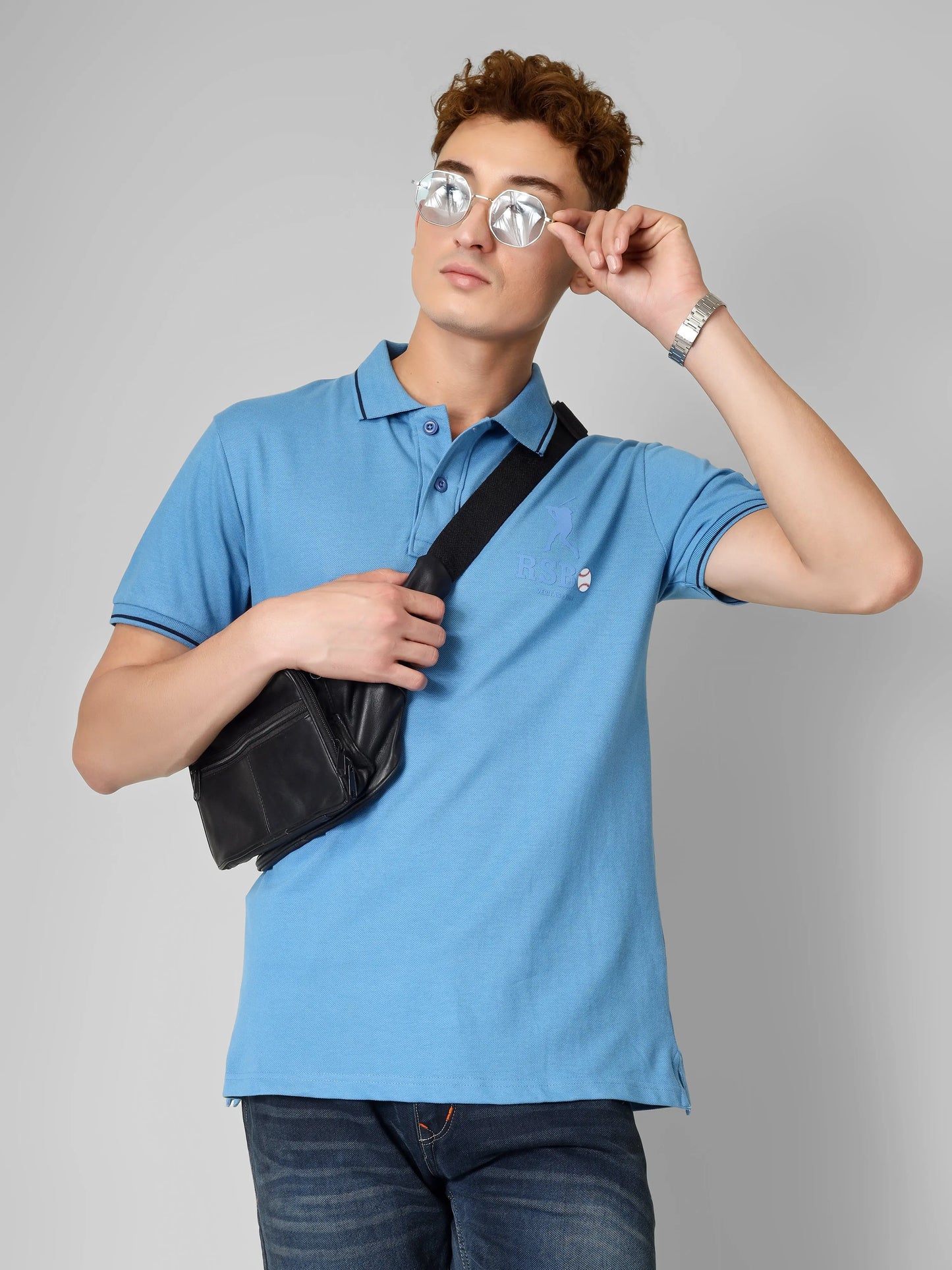 SPORTY - RSBO Embossed Brand Polo Tee My Store