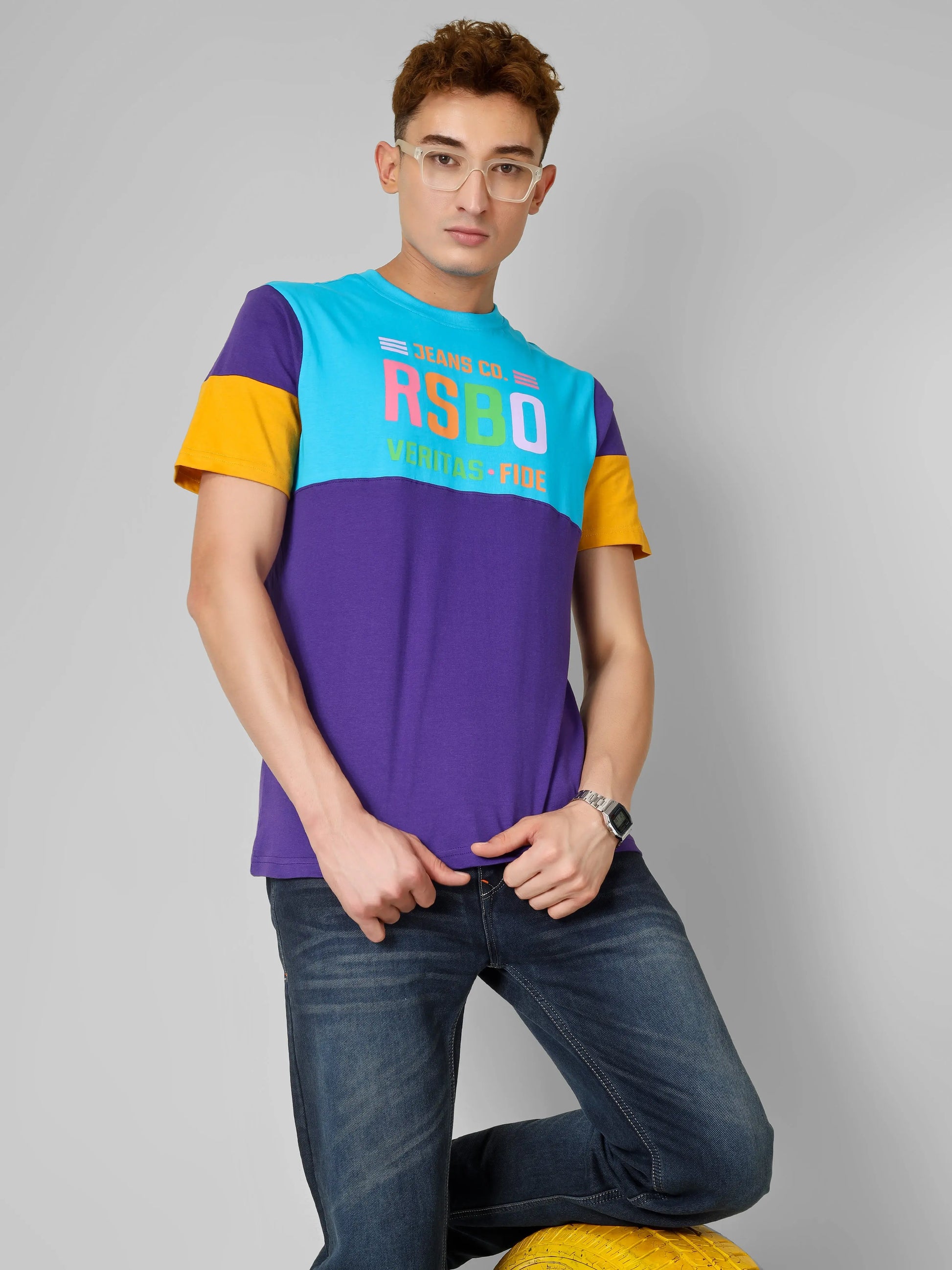 RAINBOW - RSBO Multicolor Mood Tee - Basic Boujee My Store