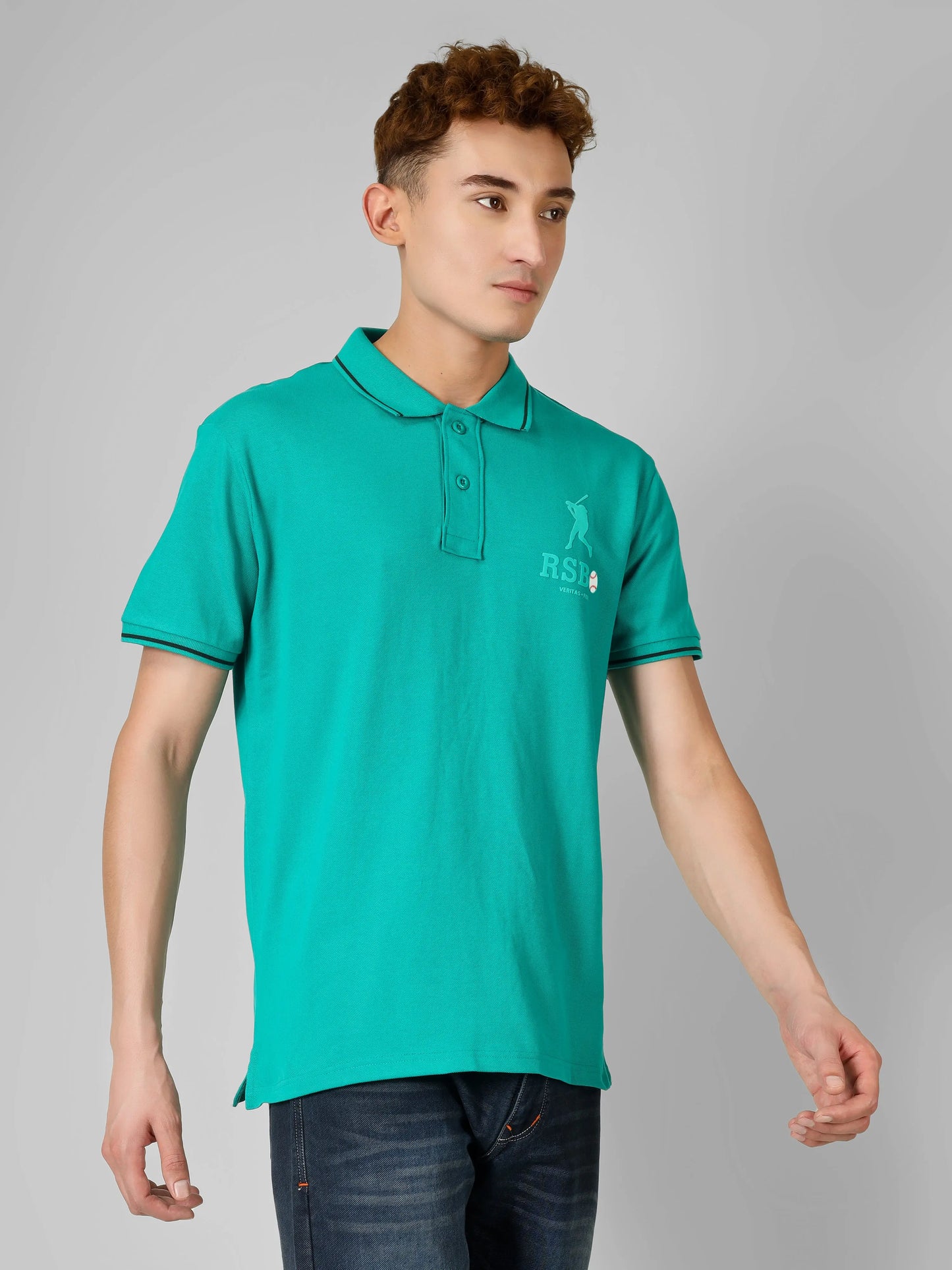 SPORTY - RSBO Embossed Brand Polo Tee My Store