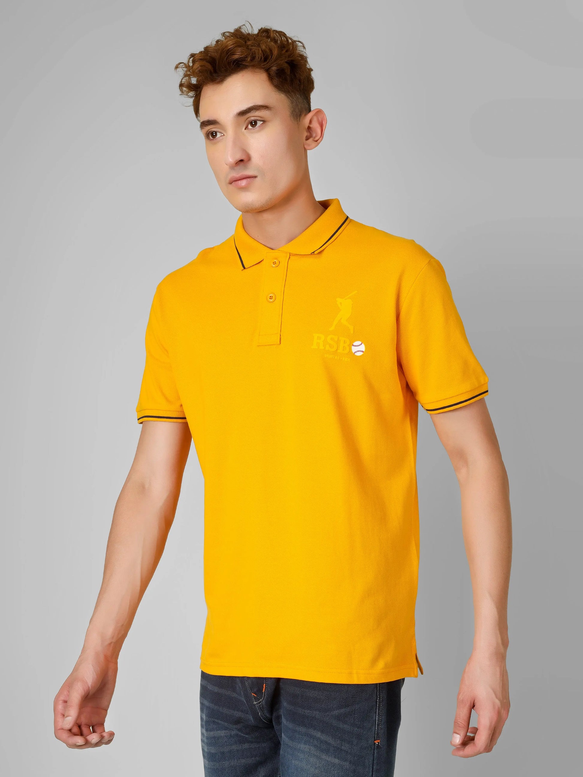 SPORTY - RSBO Embossed Brand Polo Tee My Store