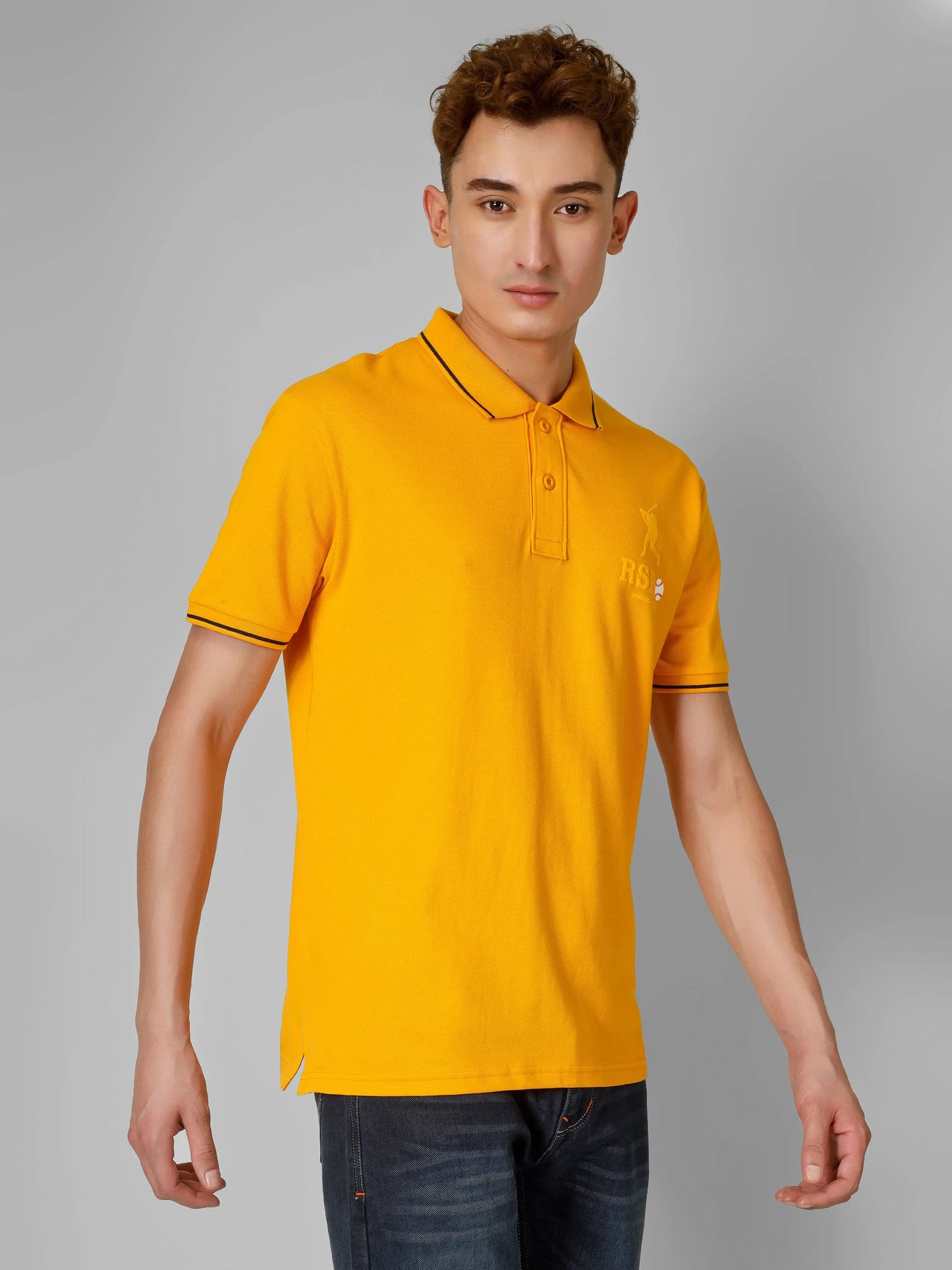 SPORTY- RSBO Embossed Brand Signature Line Polo My Store