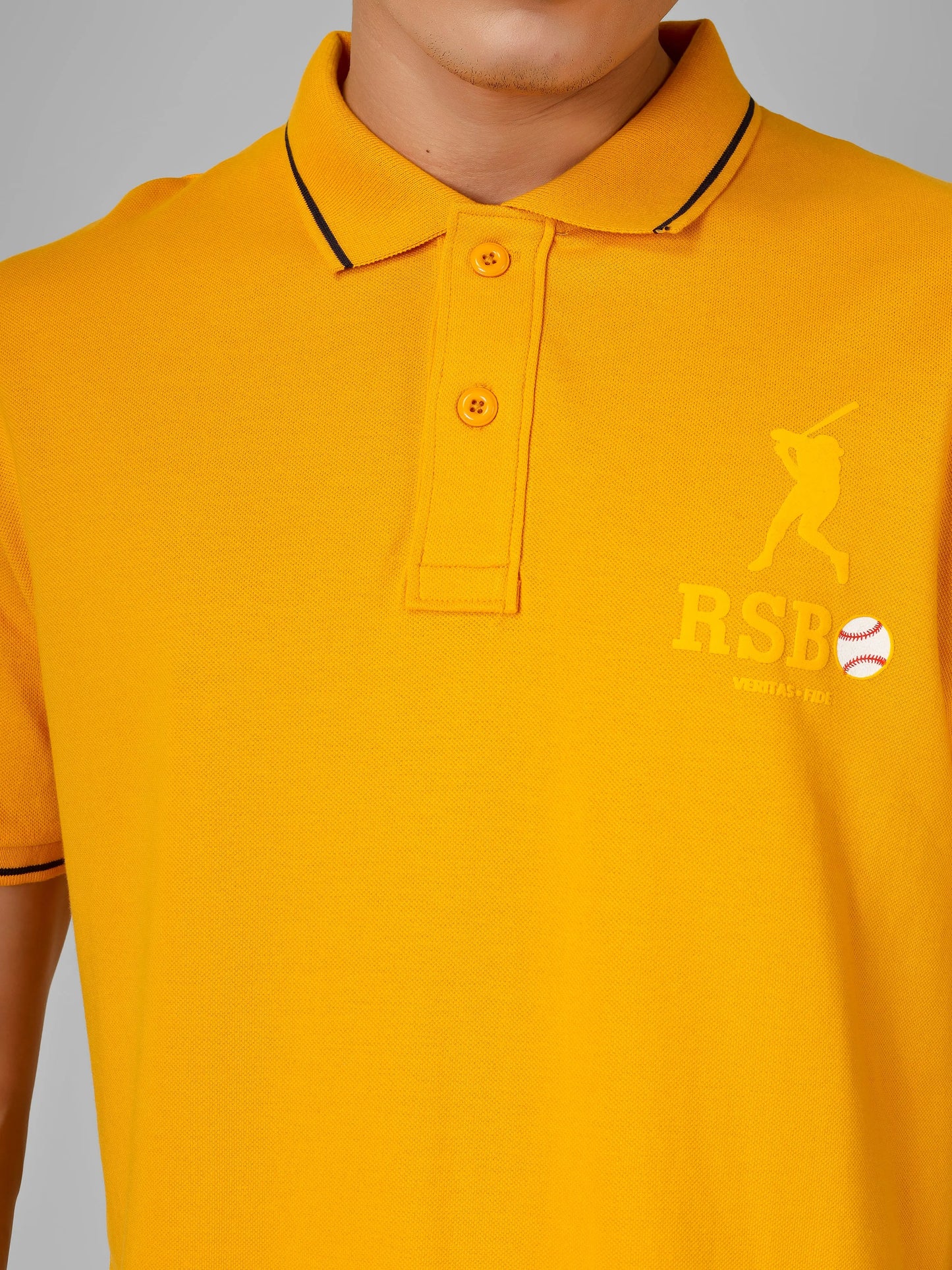 SPORTY - RSBO Embossed Brand Polo Tee My Store