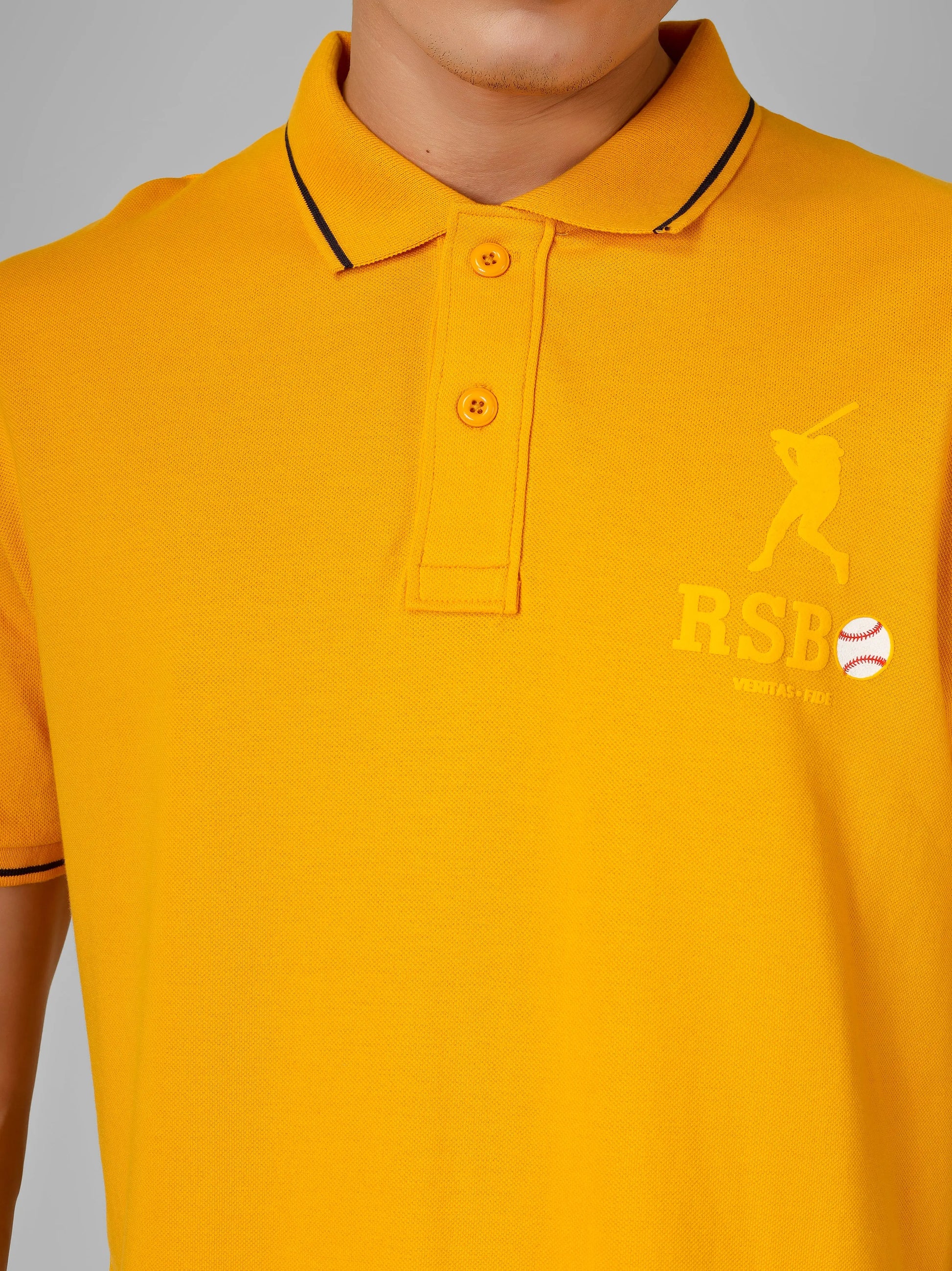 SPORTY - RSBO Embossed Brand Polo Tee My Store