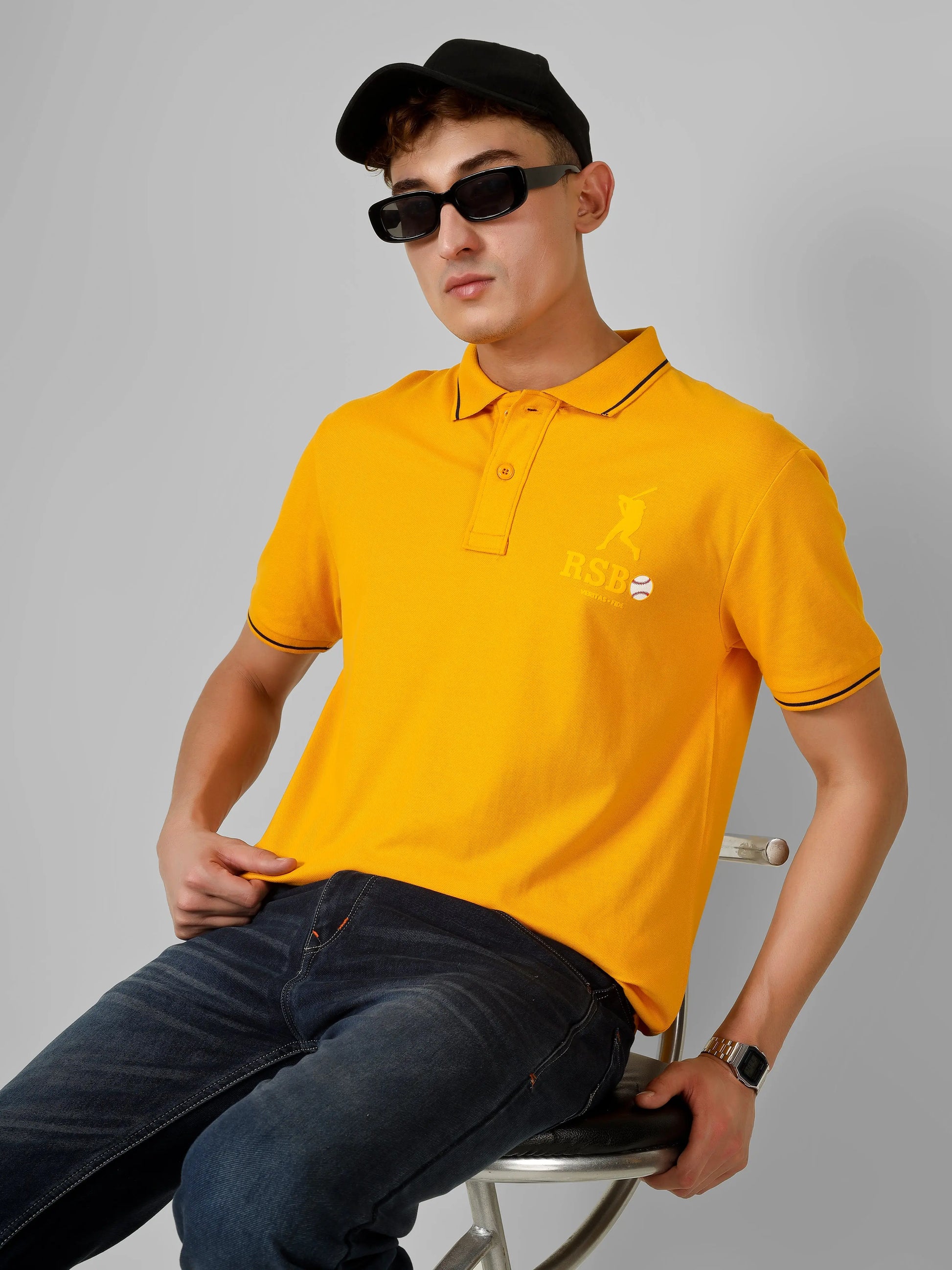 SPORTY - RSBO Embossed Brand Polo Tee My Store
