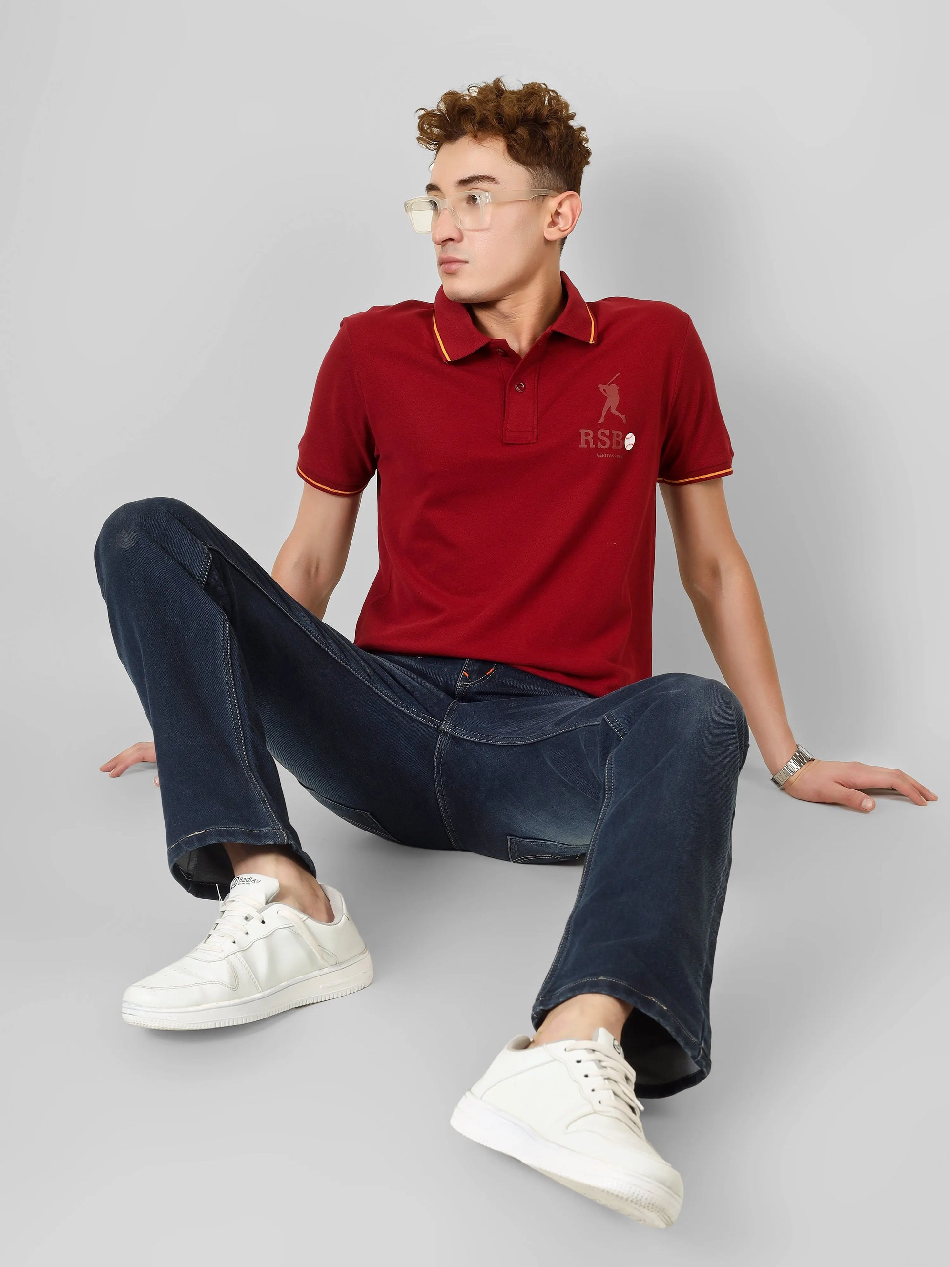 SPORTY - RSBO Embossed Brand Polo Tee My Store