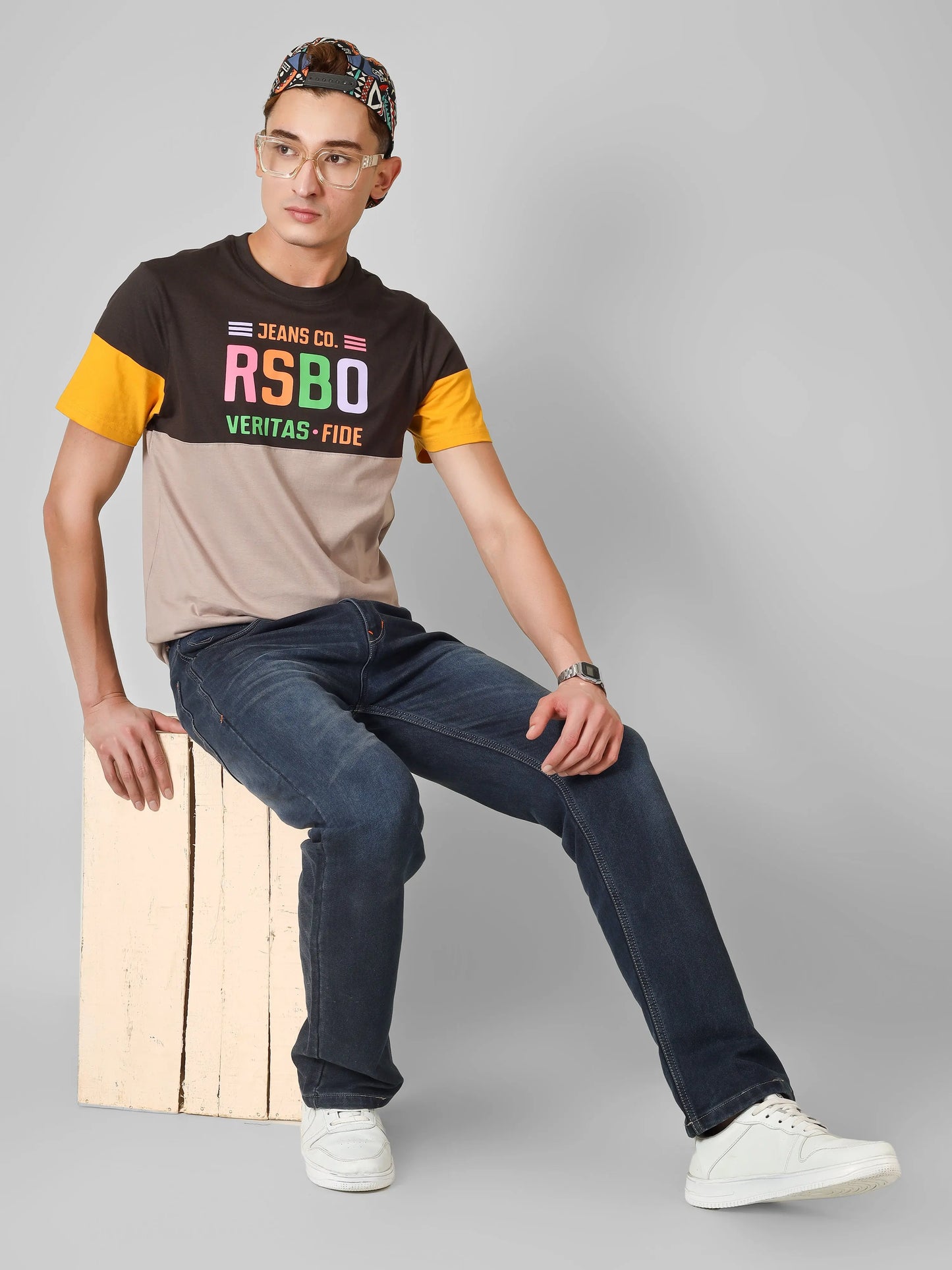 RAINBOW - RSBO Multicolor Mood Tee - Basic Boujee My Store
