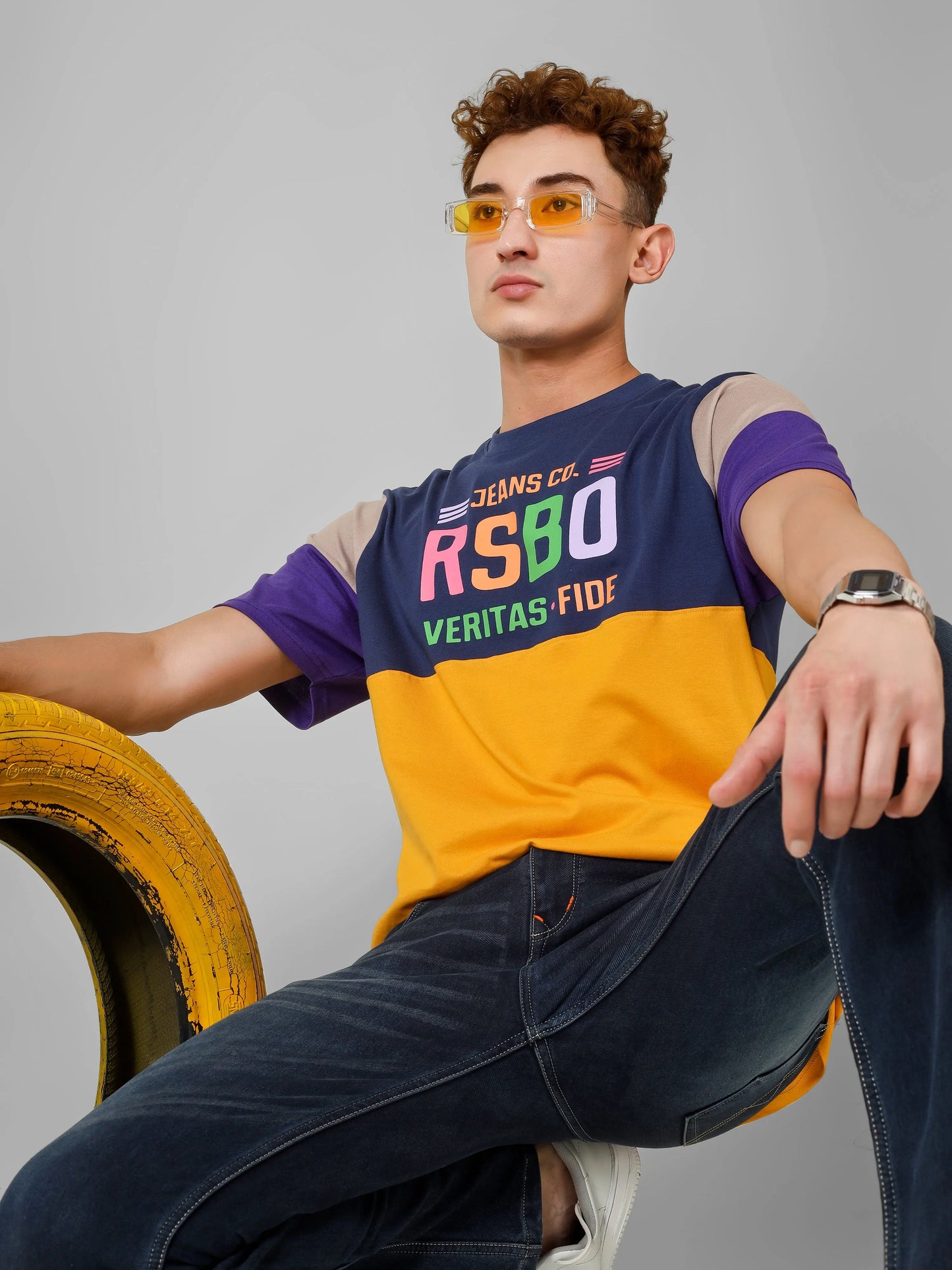 RAINBOW - RSBO Multicolor Mood Tee - Basic Boujee My Store