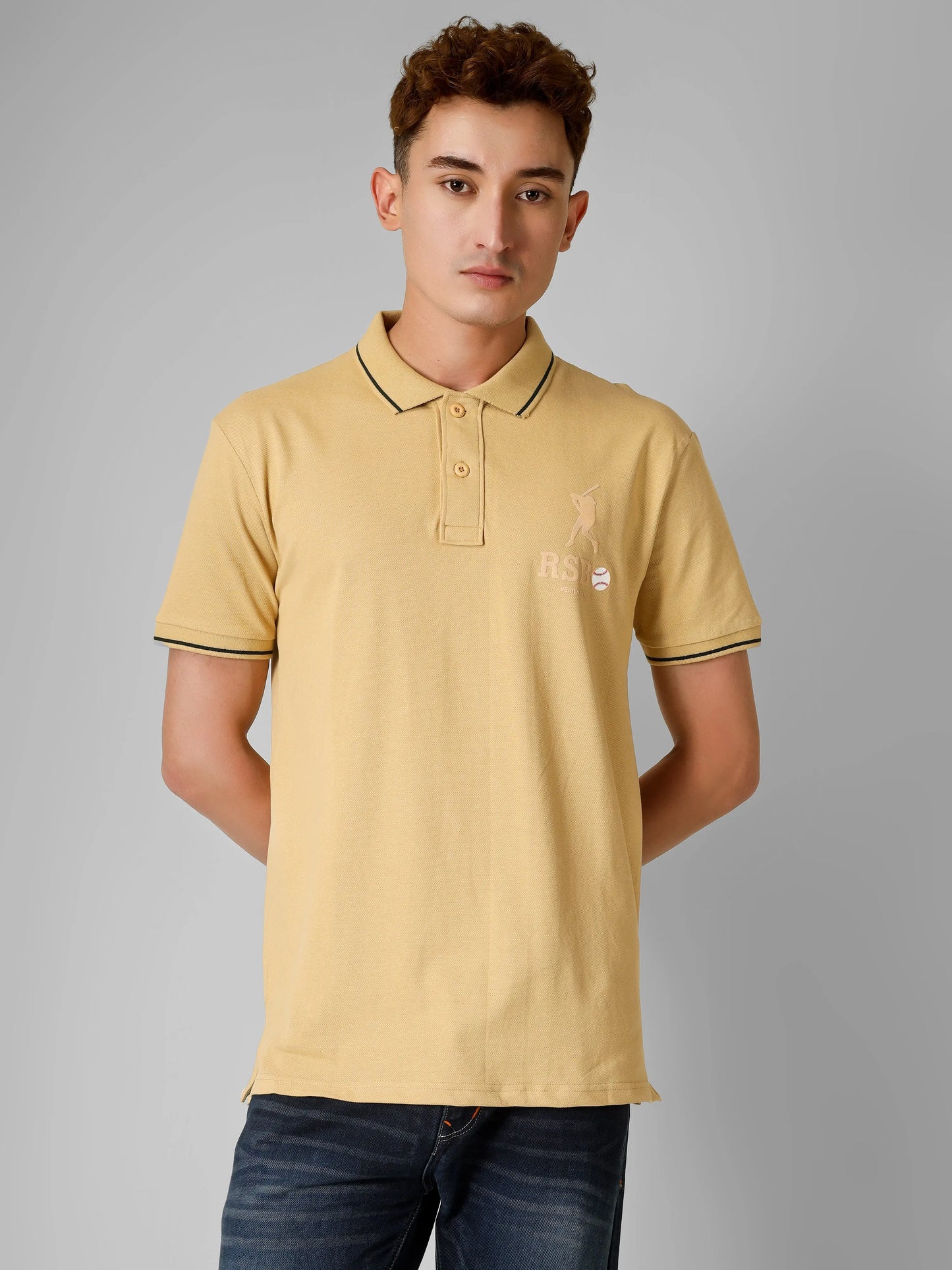 SPORTY - RSBO Embossed Brand Polo Tee My Store