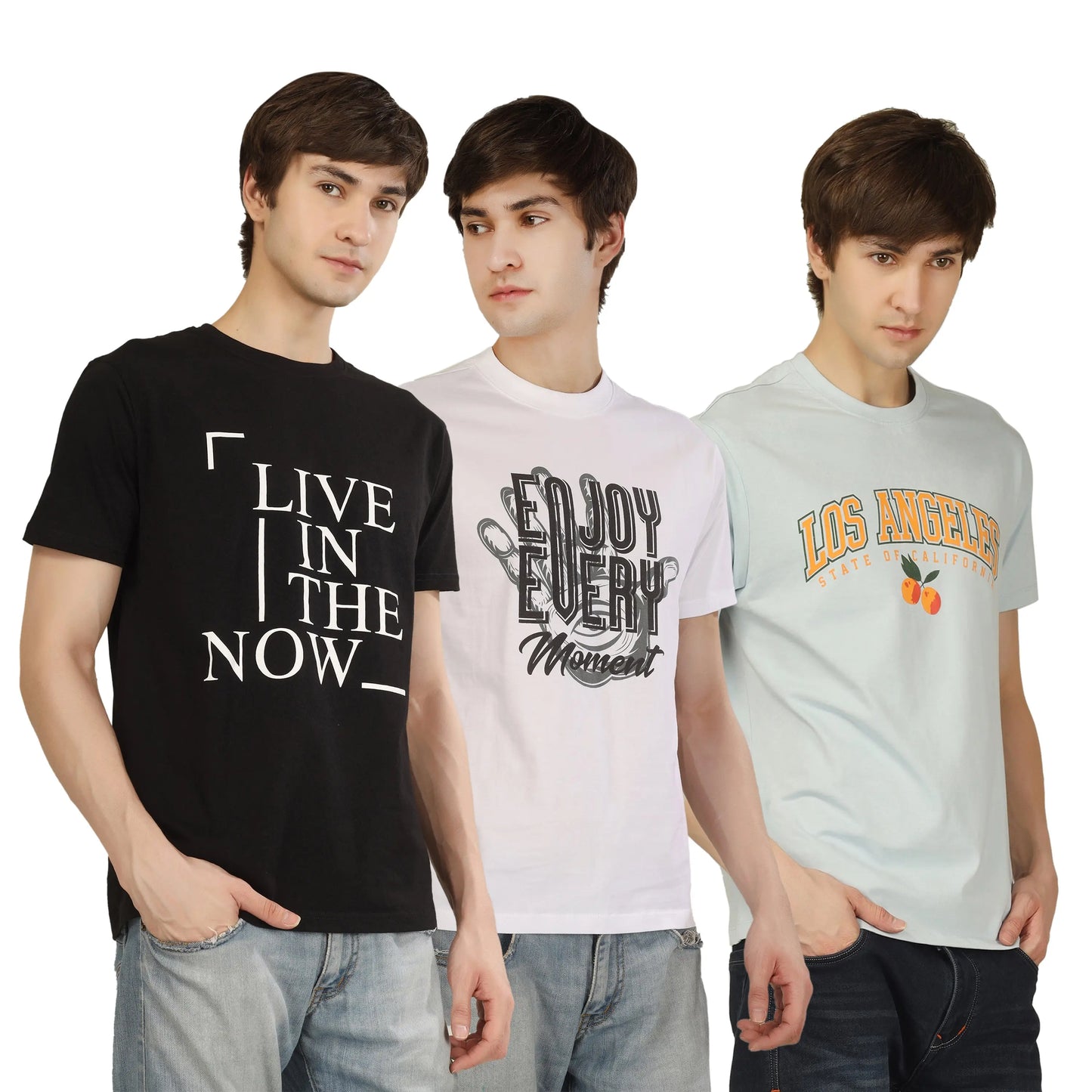 LIVE EVERY MOMENT TRIO T-Shirt Combo