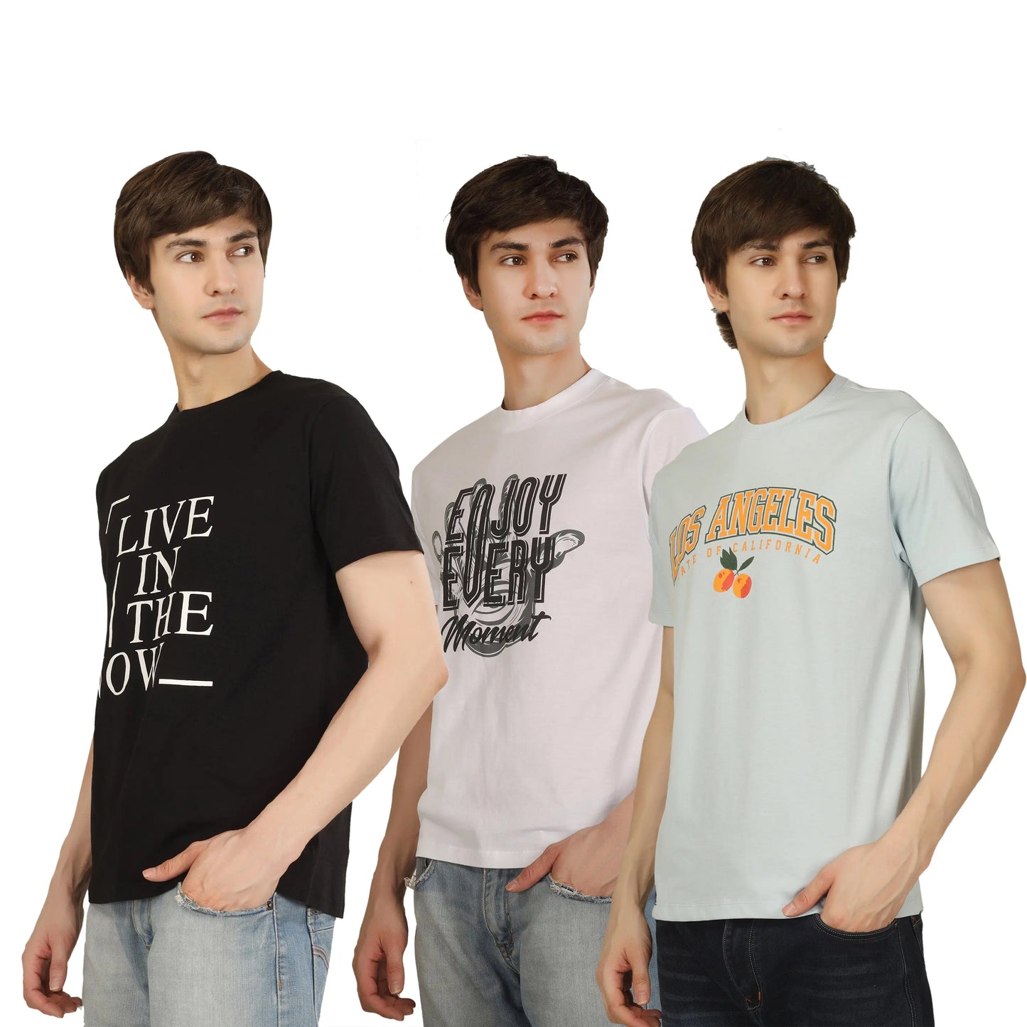 LIVE EVERY MOMENT TRIO T-Shirt Combo