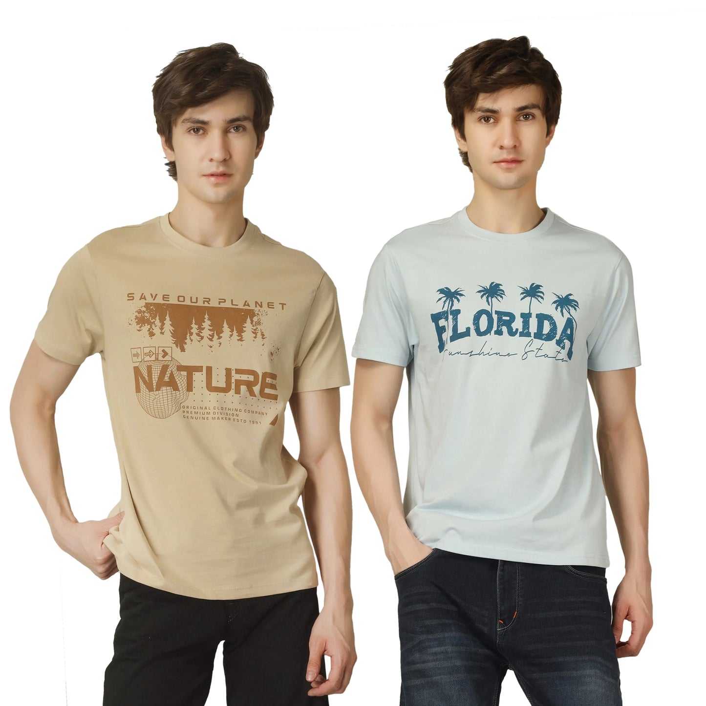 NATURE & FLORIDA T-Shirt Twin Combo